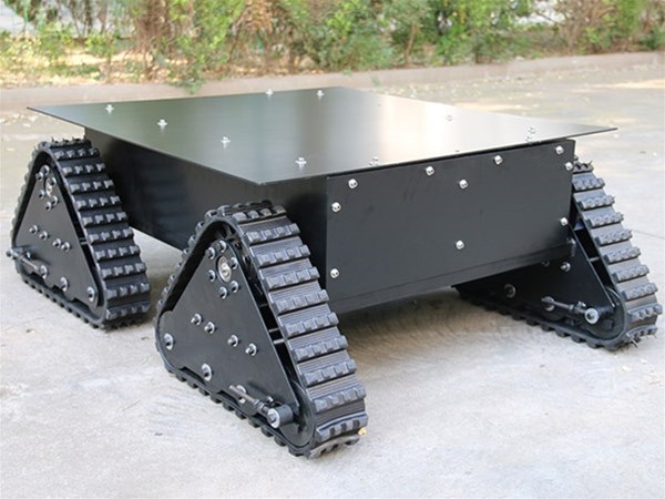 极地冰盖不打滑！特种履带底盘帮科考队钻冰取数据