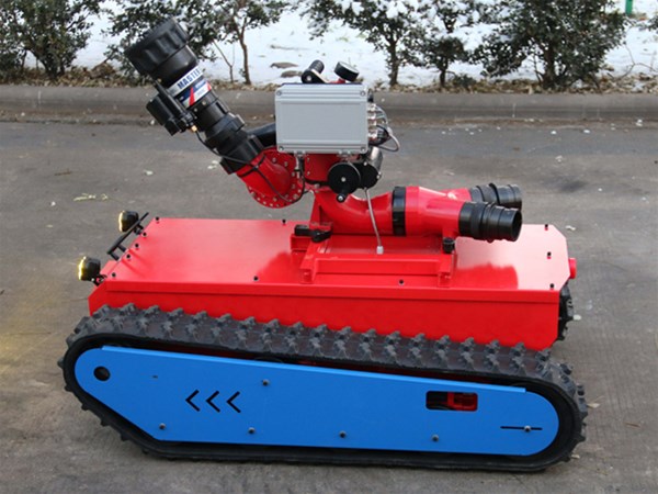 电动遥控履带消防灭火机器人